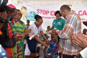 Kenya takes vital step against cervical cancer and introduces HPV vaccine into routine immunization