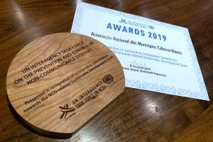 Award received by the National Association of Cabo Verdean Municipalities