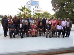 Participants in a group photo