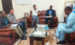 L’équipe de la mission egyptienne a été recue par le Représentant de l’OMS au Tchad, Dr Jean-Bosco Ndihokubwayo, en presence du Pr. Ali Moussa, Directeur de l’Hôpital Général de Référence nationale et Point Focal lutte contre les hépatites du Ministère de la santé