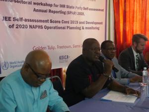 Multi-Sectoral Workshop for IHR State Party Self-assessment Annual Reporting (SPAR) 2019,  JEE Self-assessment Score card 2019 and Development of 2020 NAPHS Operational Planning and monitoring. 