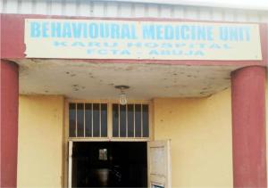 The behavioural medicine unit of the Karu General Hospital, Abuja. Many drug abuse patients are treated here.