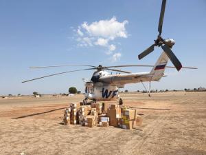 WHO delivers assorted lifesaving medical supplies to Mayom County in the Greater Unity Region to support flood affected communities.