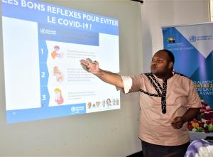 Formation des sensibilisateurs communautaires par l'OMS Comores