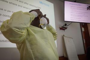 Drawing on Ebola readiness to tackle COVID-19