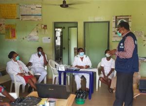 Sensitization at Isiwu PHC, Ikorodu LGA by NPO TUB SW Zone