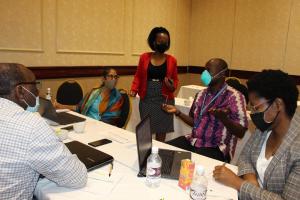 IAR Participants in a group discussion