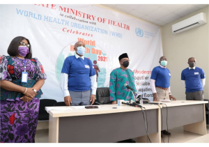 L-R WHO Country Rep, Dr Walter Kazadi Mulombo, the Minister of Health, Dr Osagie Ehanire, Permanent Secretary, Edo State ministry of Health i.png