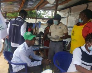 Vaccination exercise for refugees living in Adagom community in Cross River State