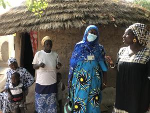 Les "Bajène Gox" de Kolda pendant leur visite à domicile 