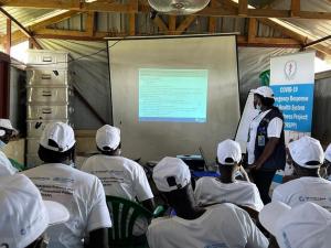 Healthcare workers trained on the use of Early Warning, Alert and Response System