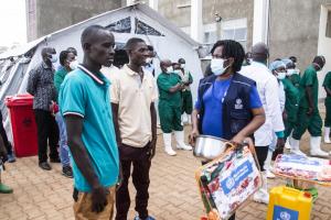 WHO and partners tour Ebola Treatment Centers in Uganda