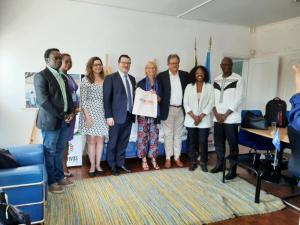 Equipa de peritos internacionais em controlo do tabaco com Coordenadora Residente da ONU em Moçambique