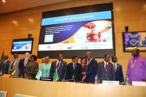 African leaders declare commitment to build momentum for routine immunization recovery in Africa.