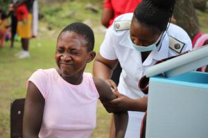 children getting vaccinated 