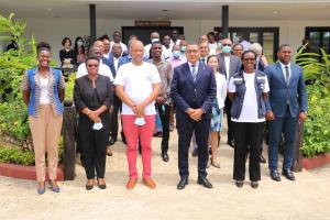 Presidente da Republica de Sao Tome e Principe presidiu a cerimonia de validacao do plano nacional de eliminacao do paludismo