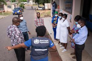 WHO Technical Officer providing technincal support to health  workers on marburg