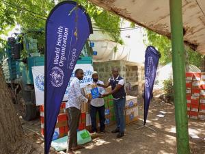 WHO donates lifesaving medicines and supplies to the Afar region of Ethiopia