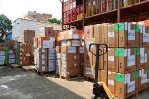 WHO delivered crucial medical supplies to save lives