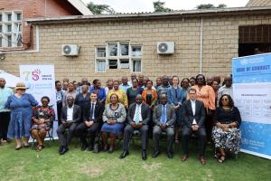 Stakeholders at the resource mapping exercise