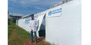 Dr Engdayehu Tessema, lead of the medical team at the Cholera Treatment Center of the Addisalem Hospital 