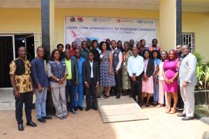 Participants at the Liberia's Joint Risk Assessment of Three Prioritized Zoonotic Diseases.