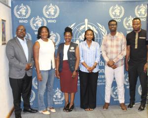 WHO experts from Geneva visits WHO Botswana country office