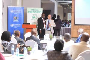 Meeting between WHO team and Uganda's National Drug Authority