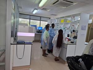 HIV testing lab