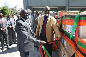 Cholera commodities handed over to Ministry of Health 