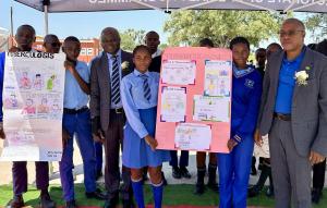 Omusati region learners showcase educational posters on Tuberculosis awareness