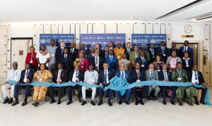 WHO Director-General Dr Tedros Adhanom Ghebreyesus with health ministers from Member States that co-sponsored the resolution establishing 17 November as World Cervical Cancer Elimination Day at the 78th World Health Assembly.