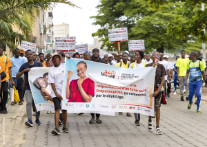 TOUT COTONOU MARCHE CONTRE LA DRÉPANOCYTOSE :  Une mobilisation forte pour briser le silence