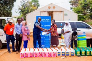 WHO supports Government Response to Influx of Asylum Seekers with Vital Health Supplies 