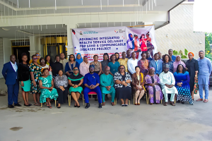 Cross section of participants at the launched a collaborative initiative to integrate sexual and reproductive health and rights (SRHR) with communicable disease interventions in Nigeria.  