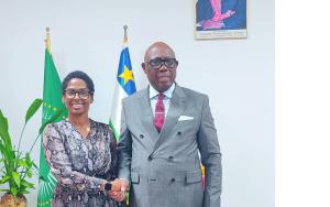 Rencontre périodique entre le Premier Ministre, Chef du Gouvernement et la Représentante de l’OMS en République centrafricaine