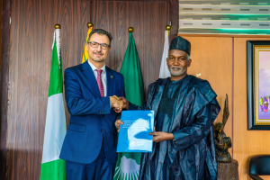Dr Pavel Ursu During the presentation of his credentials