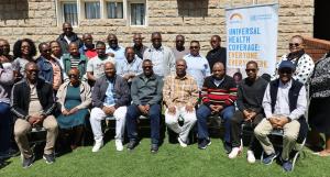 Participants at the Men’s Integrated Health Services Core Package and Implementation Framework validation workshop in Leribe District.