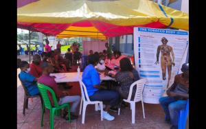 WHO at the UN@80 mobile clinic