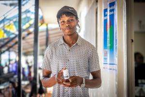 Samson Mutua, 27, is the first Kenyan to receive lenacapavir, a new injection that protects against HIV for six months with just two doses a year.