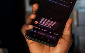 confirmation d'un paiement digital d'un acteur de la campagne 