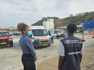 OMS apoia as atividades de terreno