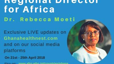 Dr Moeti visits Ghana