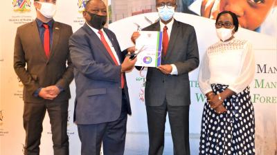 Namibia launched the National Action Plan on Health Security on 8 December 2020 