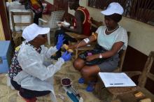  Blood donation during the launch