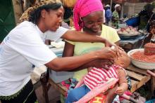 03 A child being vaccinated