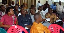 Cross section of the participants at the launching event.
