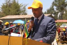 Advisor to the State Minister of Health Dr Girma Assefa during Keynote Adress