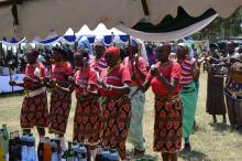 Kuria Dancers entertain guests at the Polio Round 2 Launch in Migori County, Kenya