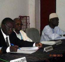 01 Dr M Maiga au milieu a represente l OMS au lancement de la 10eme Journee